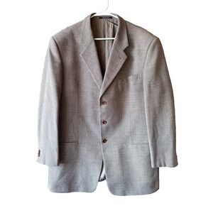 Armani Collezioni Italy Wool Blazer Sport Coat Mr. Ooley's OKC Brown‎ NWT-Like